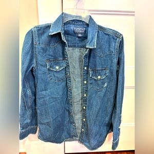 Lucky Brand Blue Jean Button Down